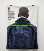 Burberry x Chelsea Heritage Flannel Sofa Throw Blanket B133